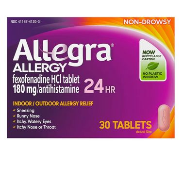 ALLEGRA ALLERGY 180MG